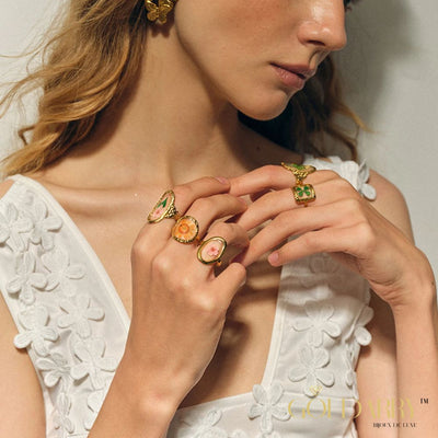 Bague Flowers of Lily - GOLDARRY™