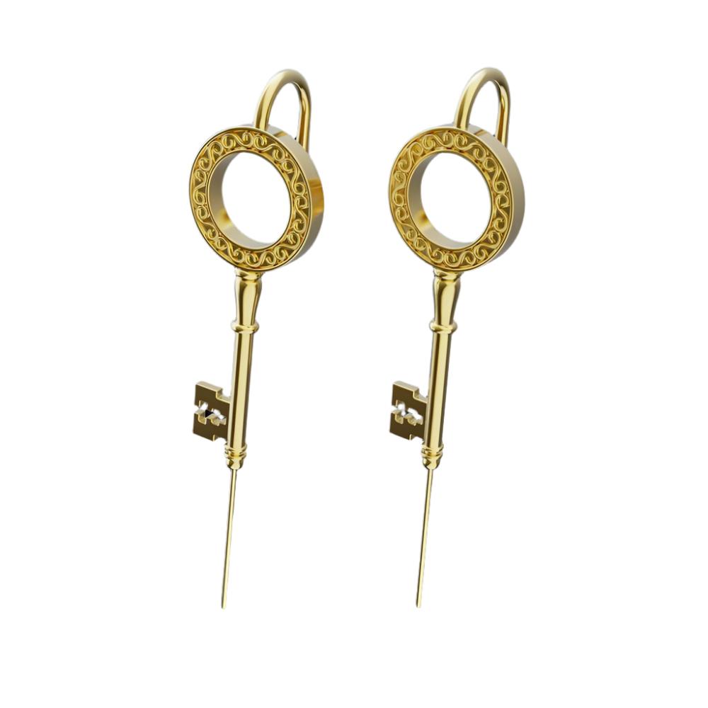 Boucles Clé majestueuse - GOLDARRY™