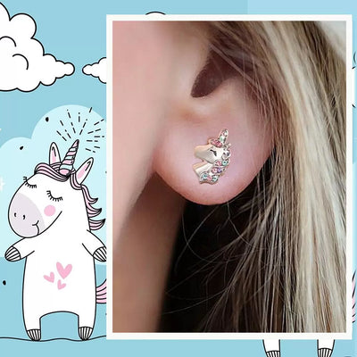 Boucles d'oreilles Licorne - Goldarry™