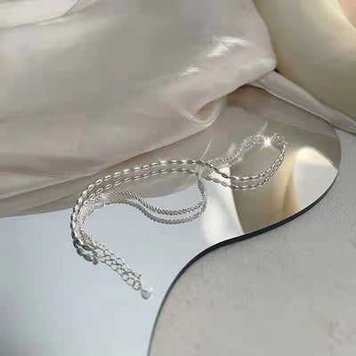 Double Bracelet en Argent Pure - Goldarry™